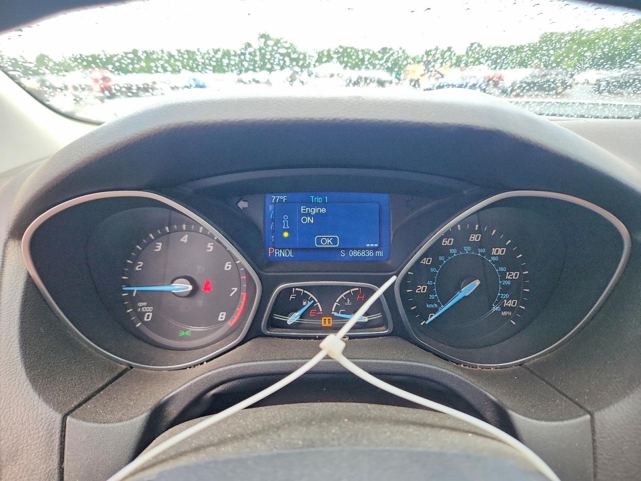 2014 Ford Focus Se White vin: 1FADP3K29EL283877