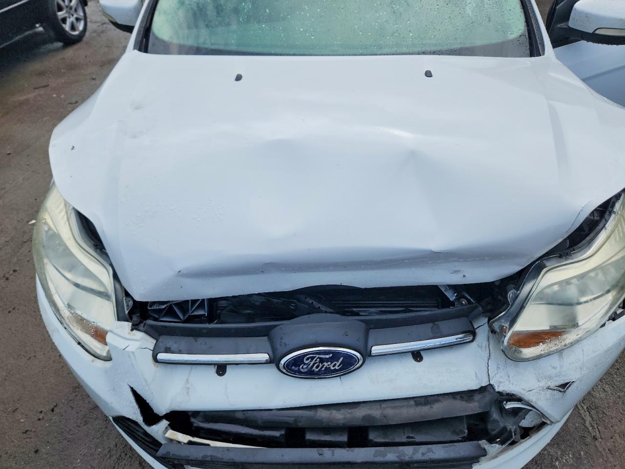 2014 Ford Focus Se White vin: 1FADP3K29EL283877