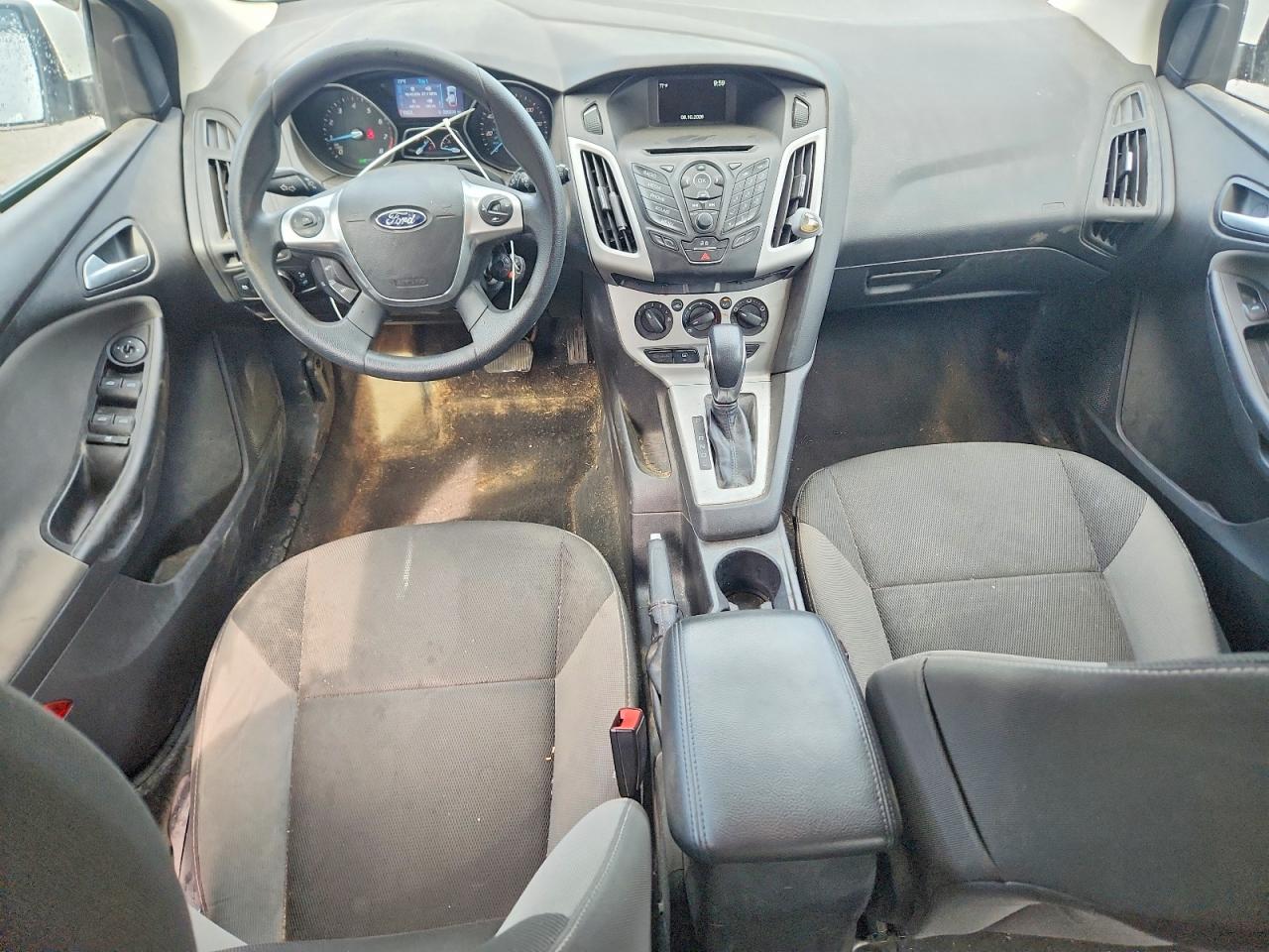 2014 Ford Focus Se White vin: 1FADP3K29EL283877