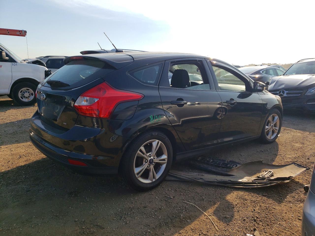 2014 Ford Focus Se Black vin: 1FADP3K29EL284964