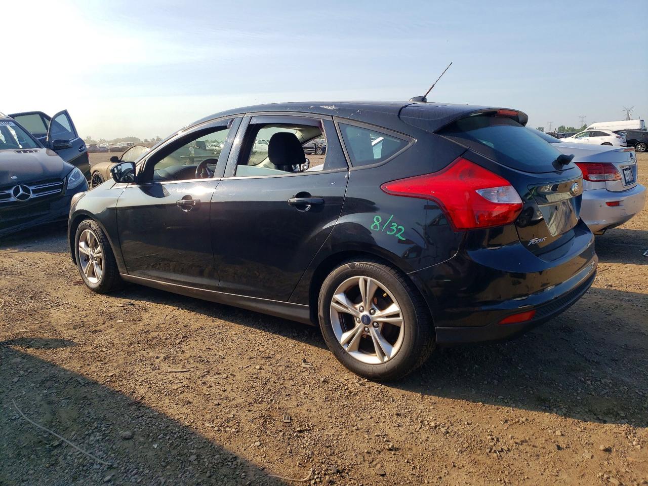 2014 Ford Focus Se Black vin: 1FADP3K29EL284964