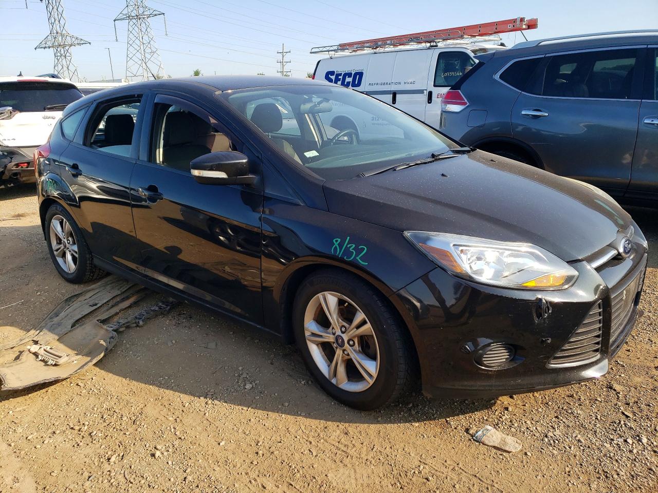 2014 Ford Focus Se Black vin: 1FADP3K29EL284964