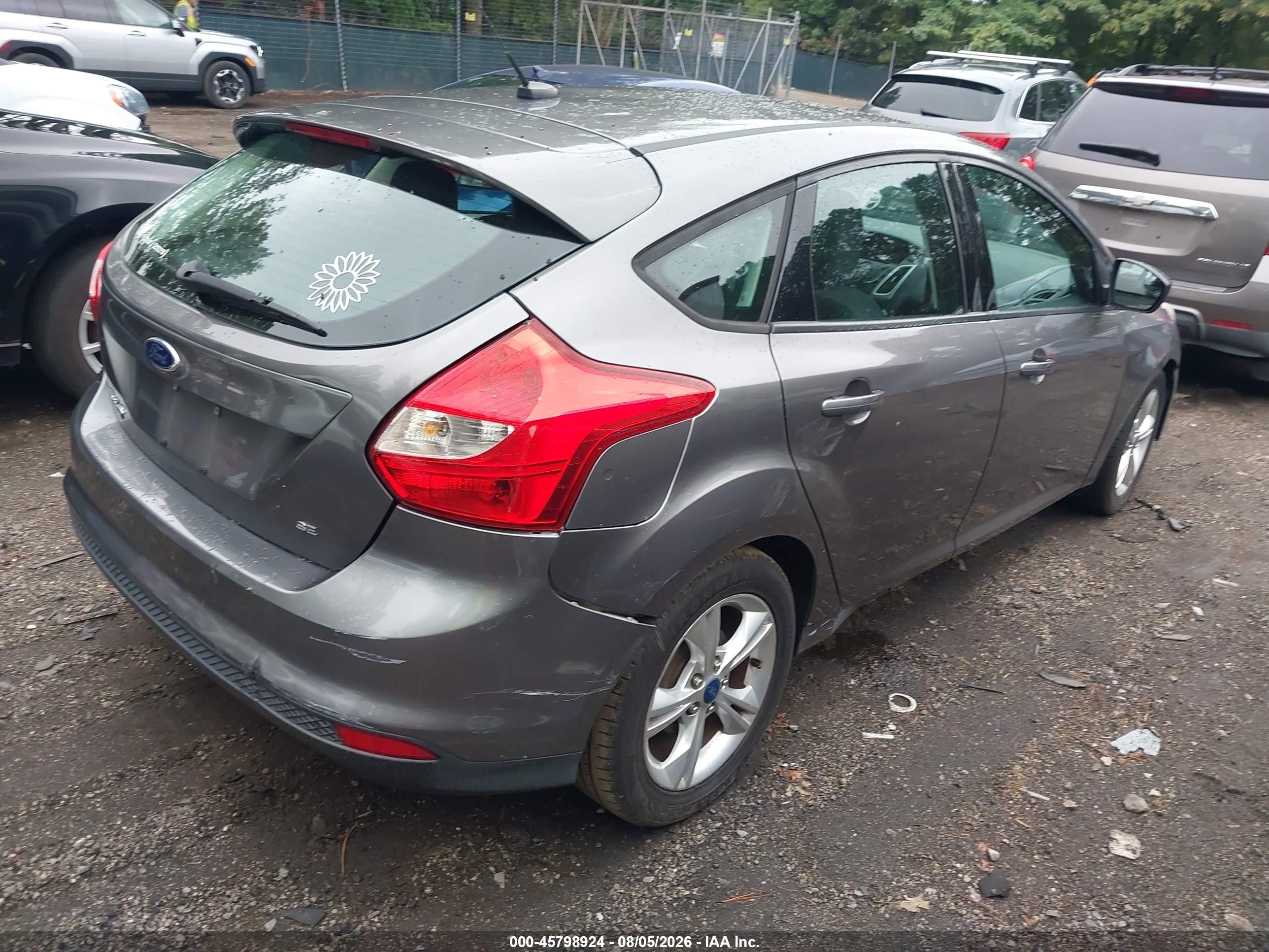 2014 Ford Focus Se Black vin: 1FADP3K29EL285676