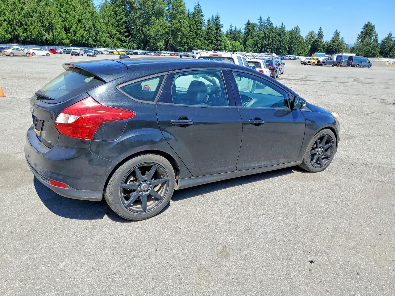 2014 Ford Focus Se Black vin: 1FADP3K29EL294975