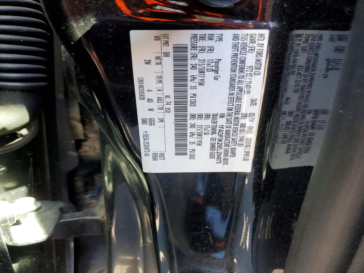 2014 Ford Focus Se Black vin: 1FADP3K29EL294975