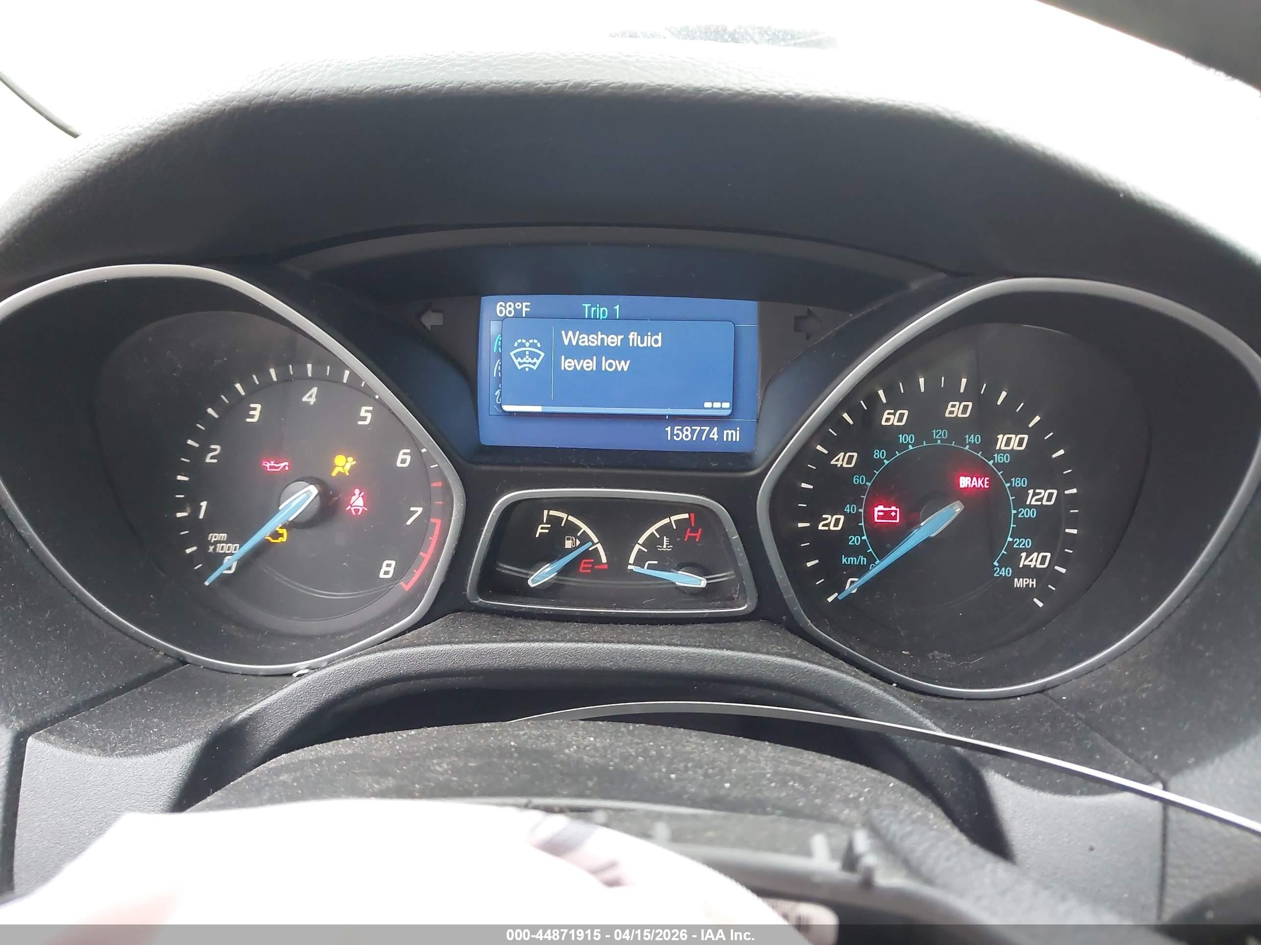 2014 Ford Focus Se Gray vin: 1FADP3K29EL298704