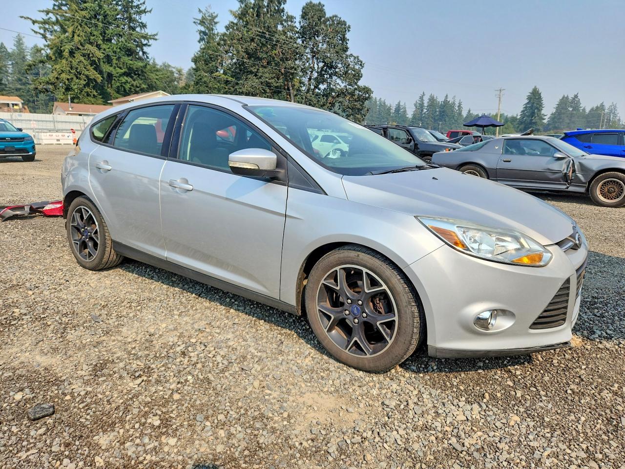 2014 Ford Focus Se Серебряный vin: 1FADP3K29EL300709