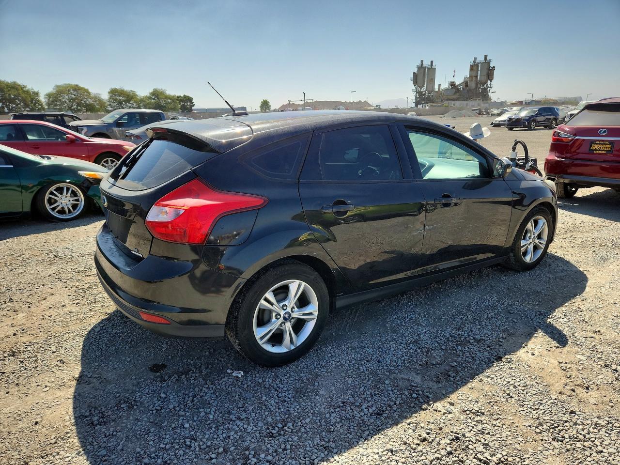2014 Ford Focus Se Black vin: 1FADP3K29EL324959