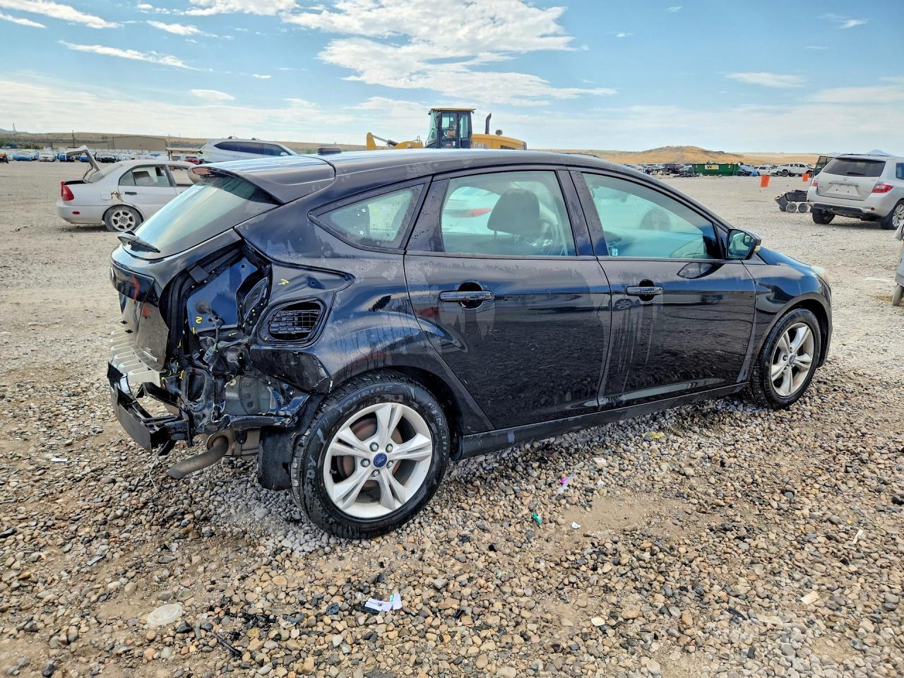 2014 Ford Focus Se Black vin: 1FADP3K29EL327599