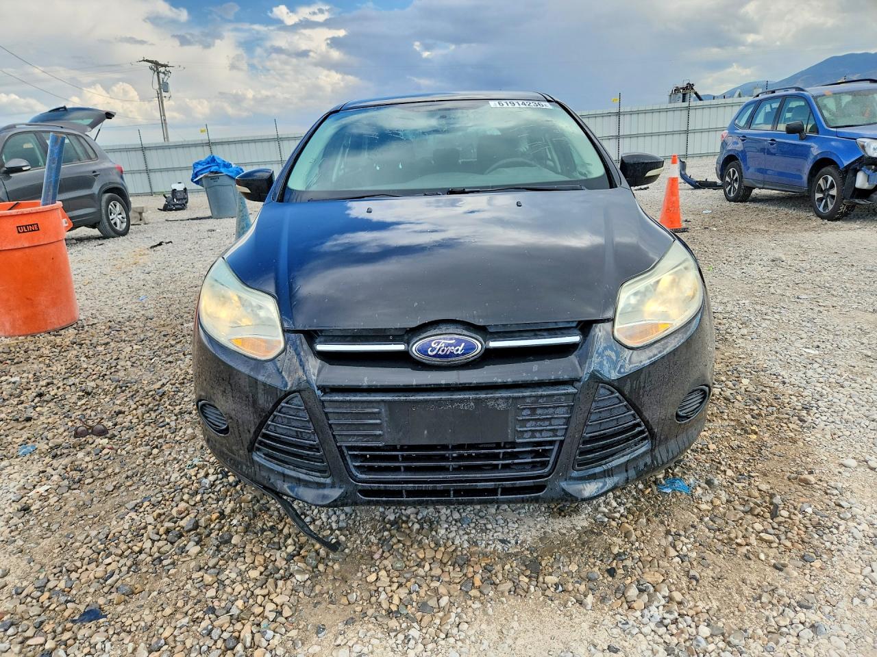 2014 Ford Focus Se Black vin: 1FADP3K29EL327599