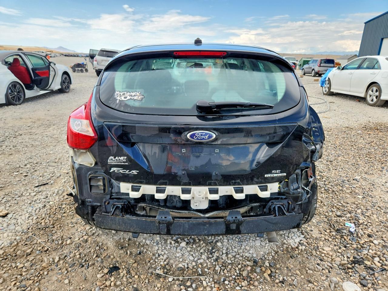 2014 Ford Focus Se Black vin: 1FADP3K29EL327599