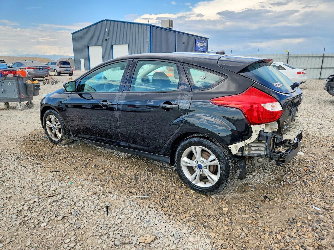 2014 Ford Focus Se Black vin: 1FADP3K29EL327599