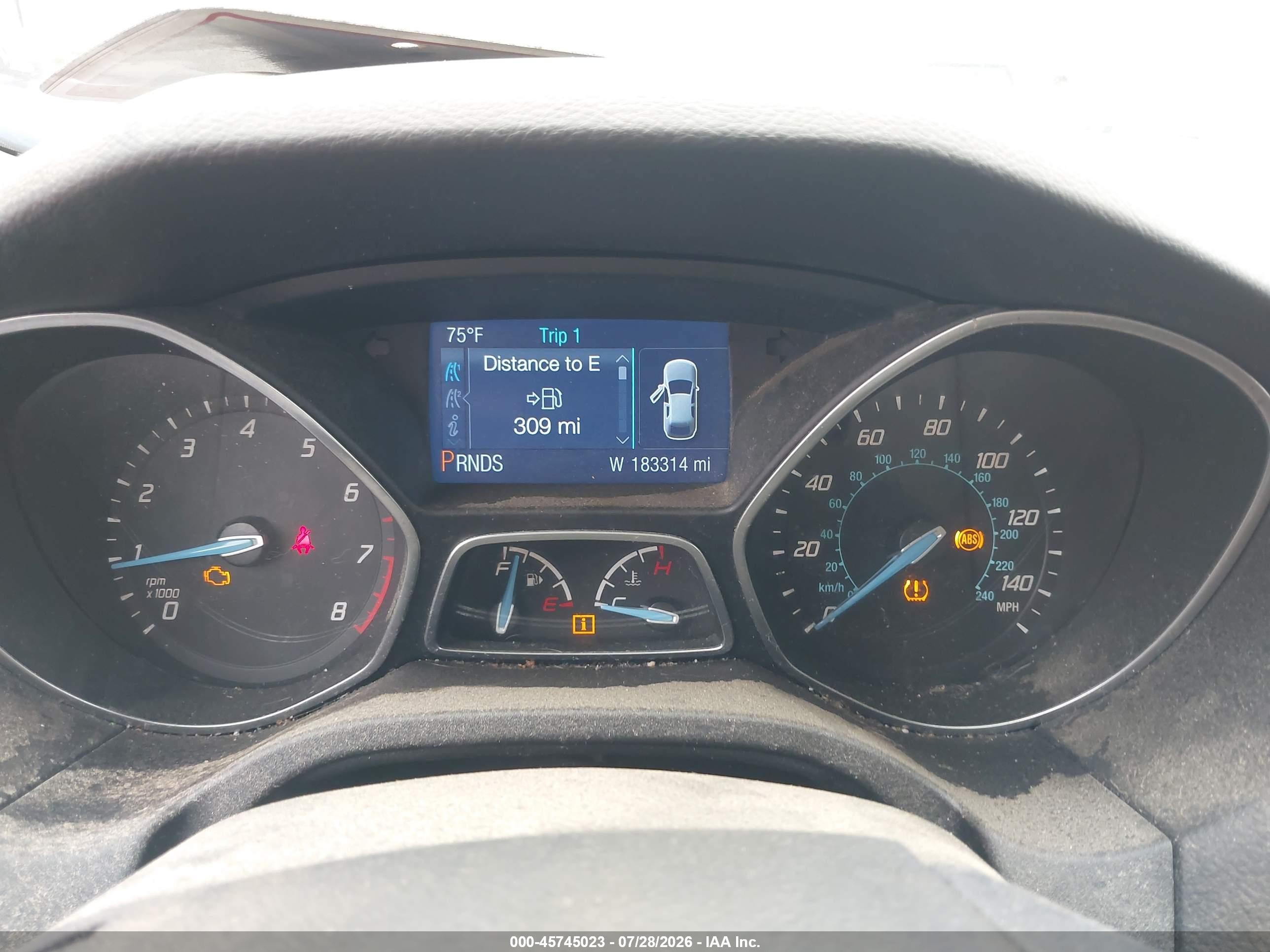 2014 Ford Focus Se Серый vin: 1FADP3K29EL333628