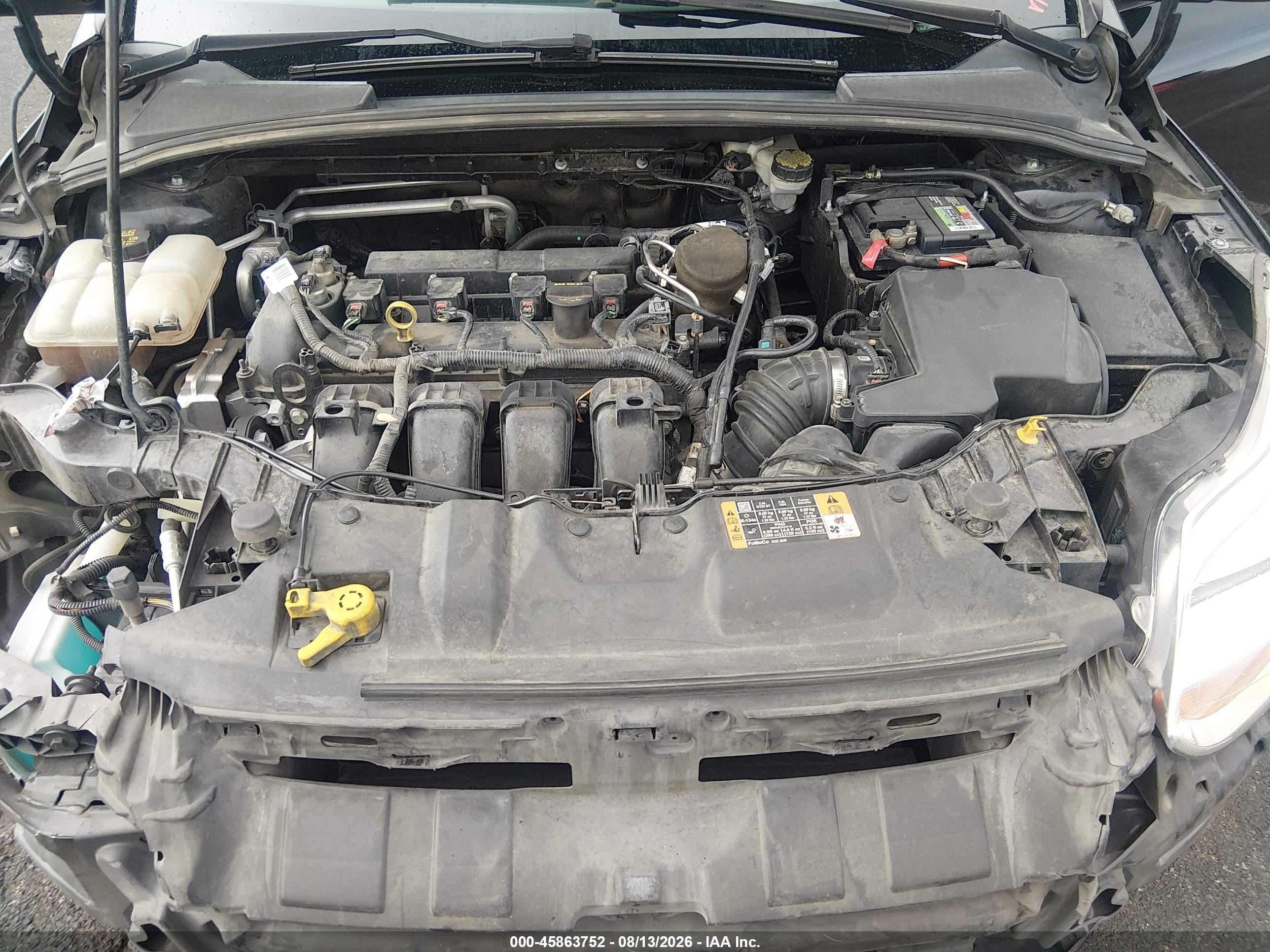 2014 Ford Focus Se Черный vin: 1FADP3K29EL374745