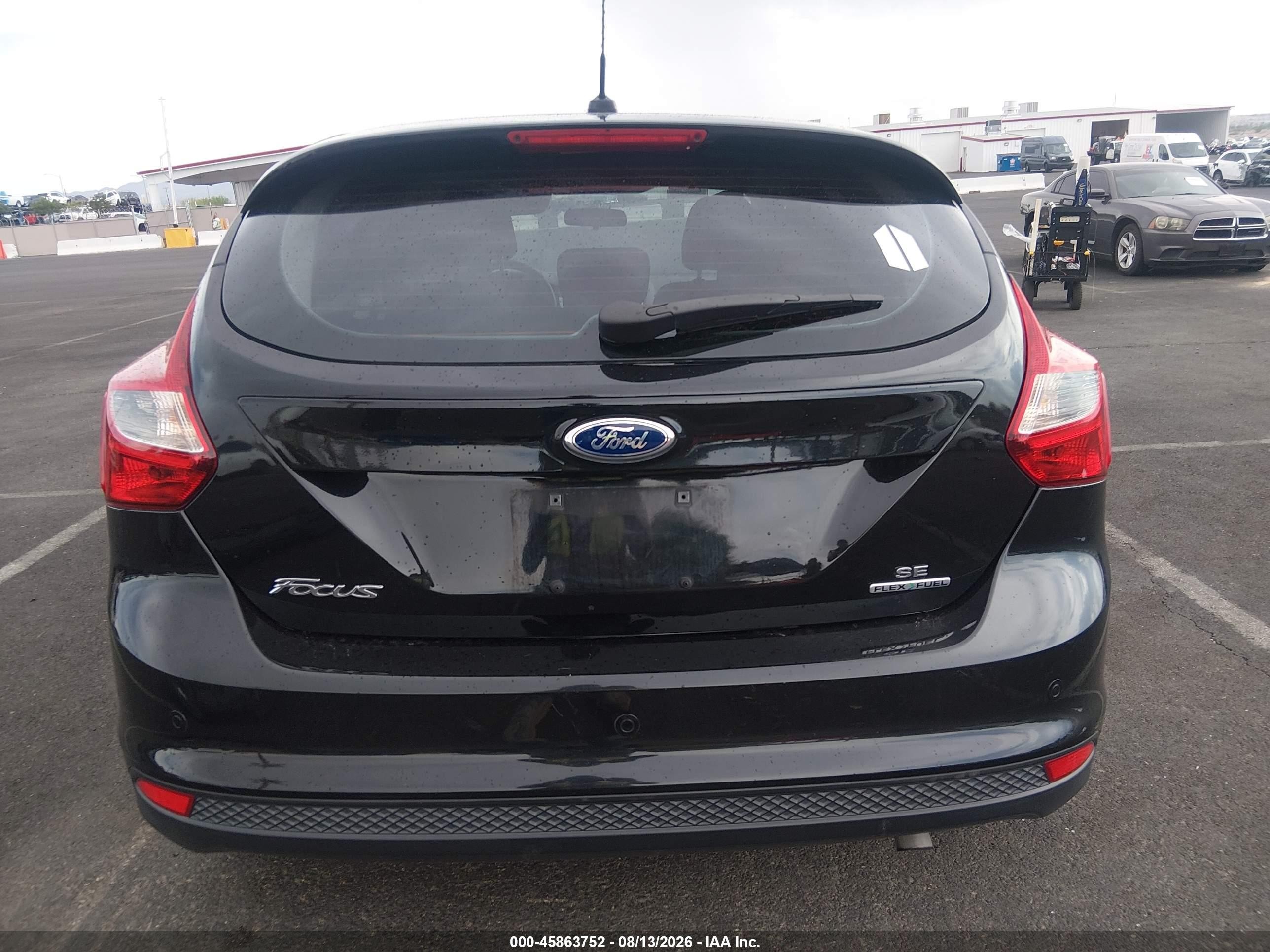 2014 Ford Focus Se Черный vin: 1FADP3K29EL374745