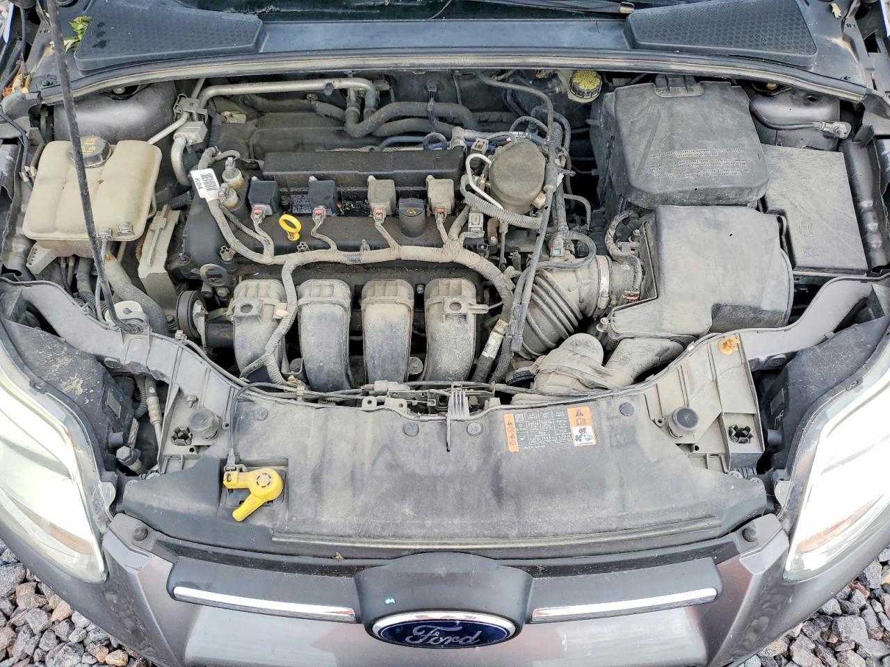 2014 Ford Focus Se Gray vin: 1FADP3K29EL397863