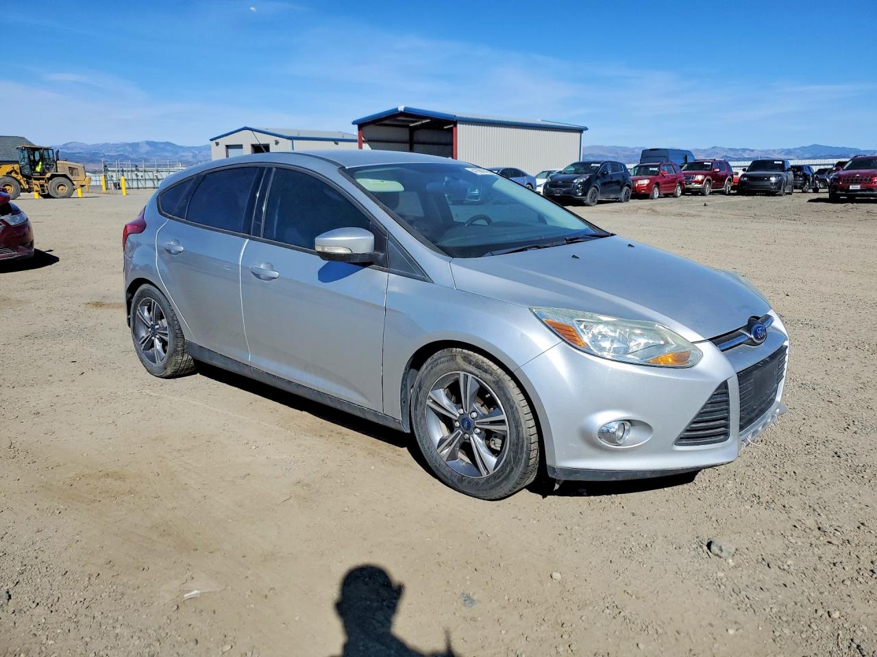 2014 Ford Focus Se Silver vin: 1FADP3K29EL432613