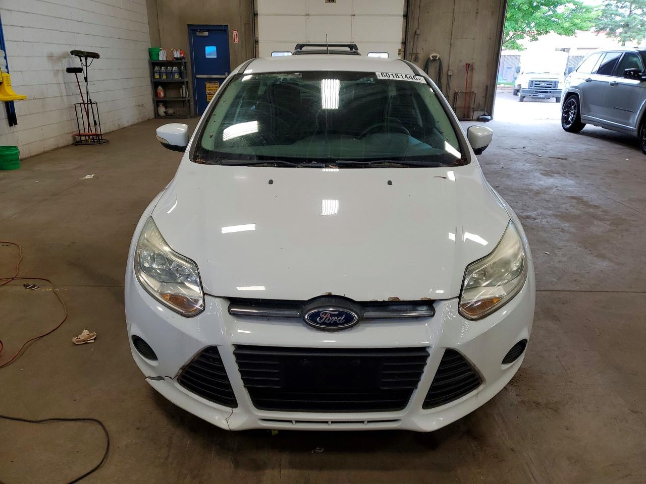 2014 Ford Focus Se White vin: 1FADP3K29EL452893