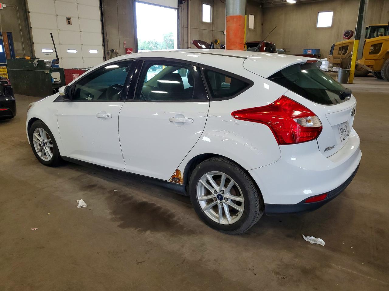 2014 Ford Focus Se White vin: 1FADP3K29EL452893