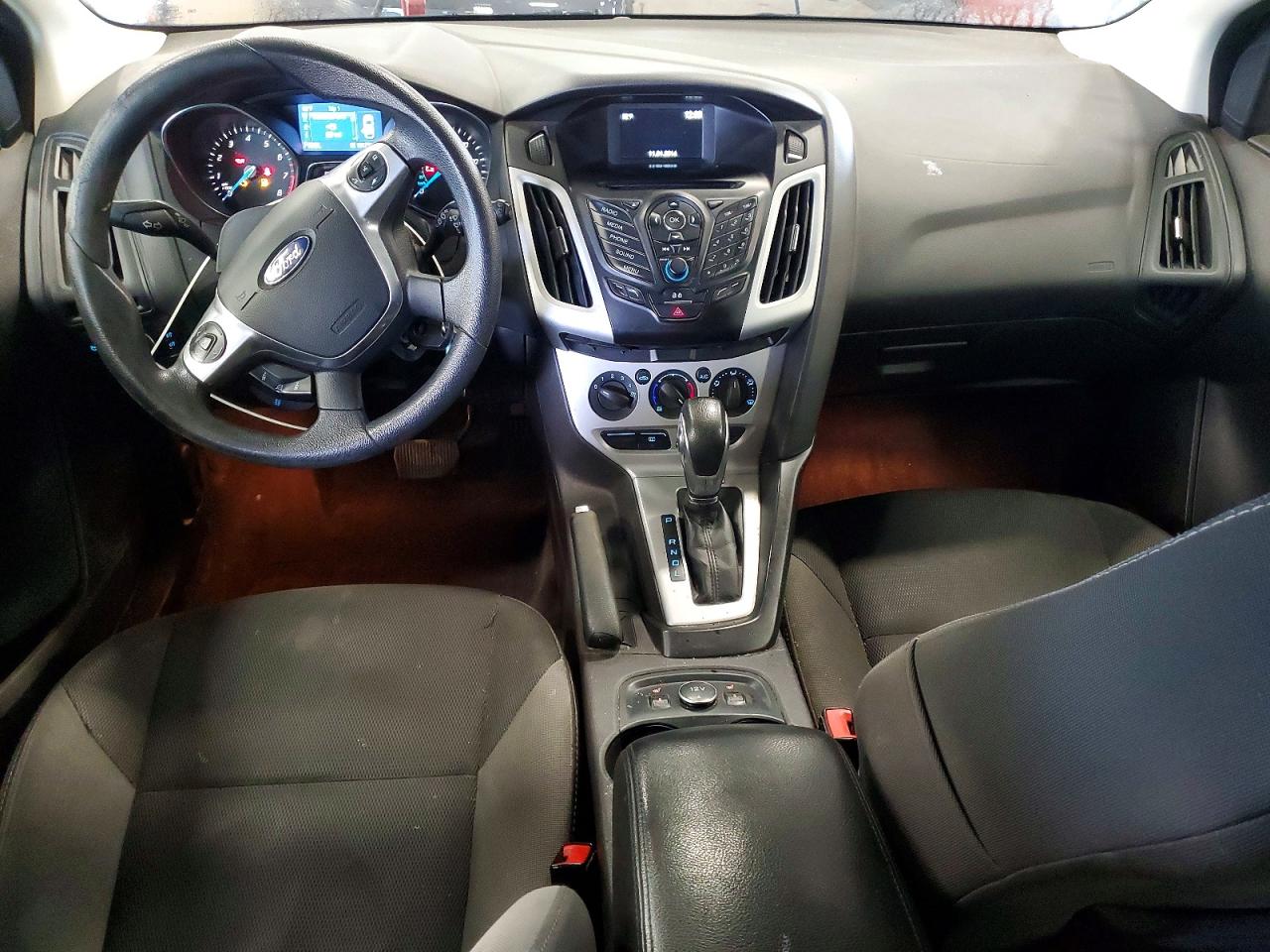 2014 Ford Focus Se White vin: 1FADP3K29EL452893