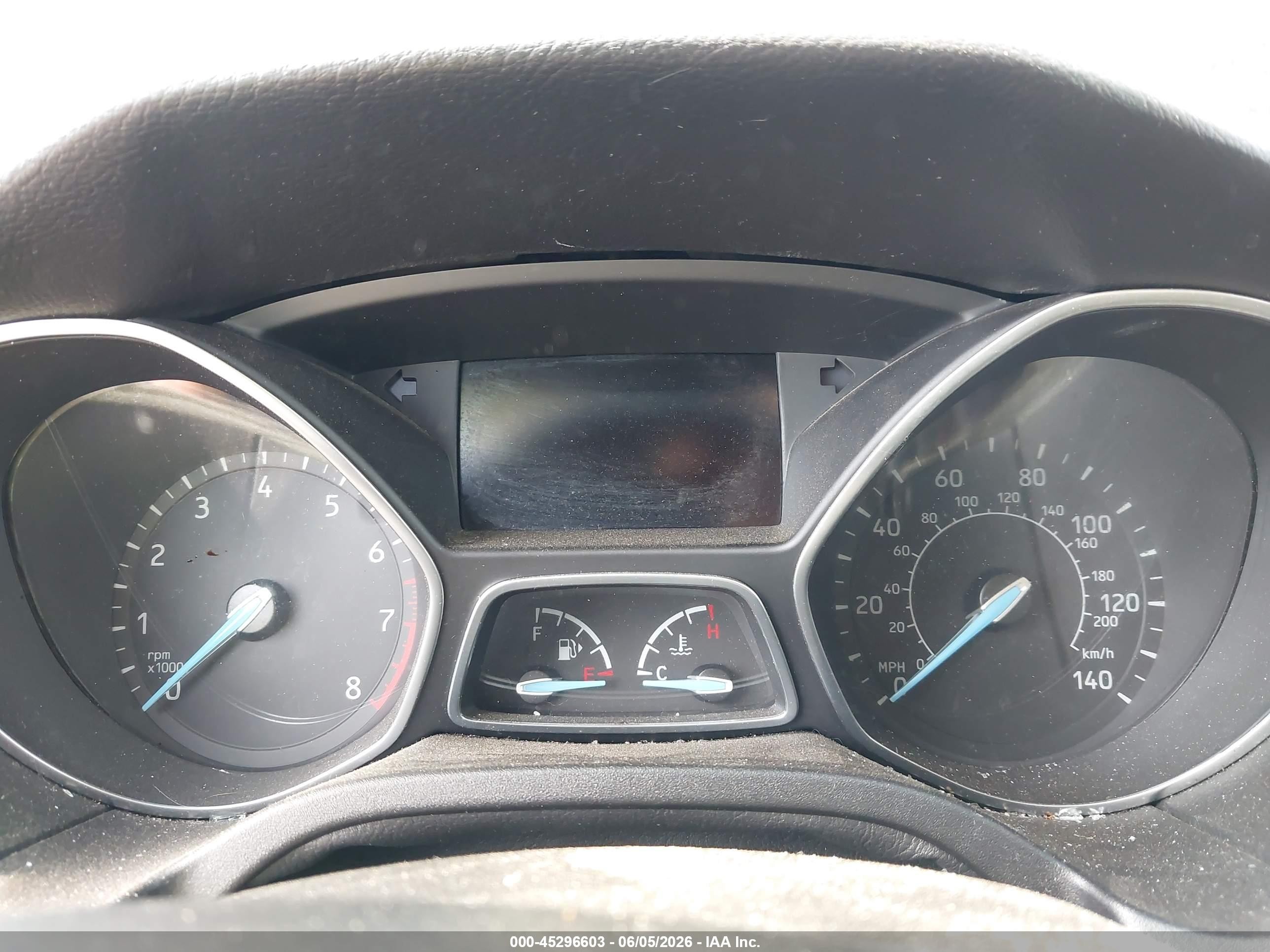 2015 Ford Focus Se Blue vin: 1FADP3K29FL214883