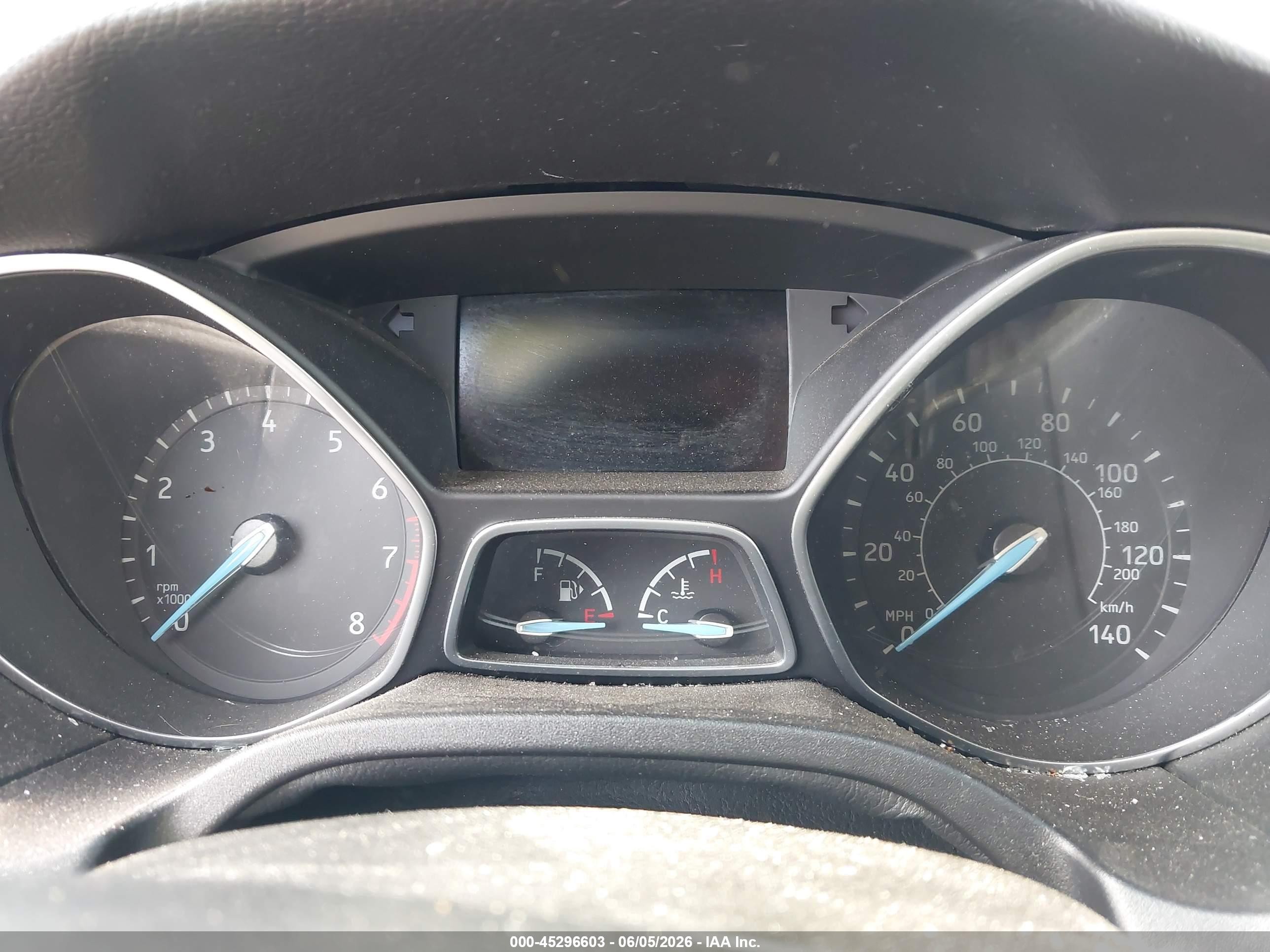 2015 Ford Focus Se Blue vin: 1FADP3K29FL214883