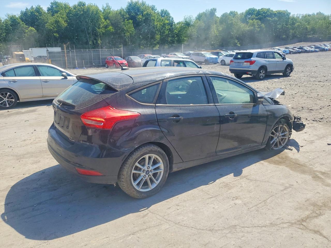 2015 Ford Focus Se Black vin: 1FADP3K29FL223826