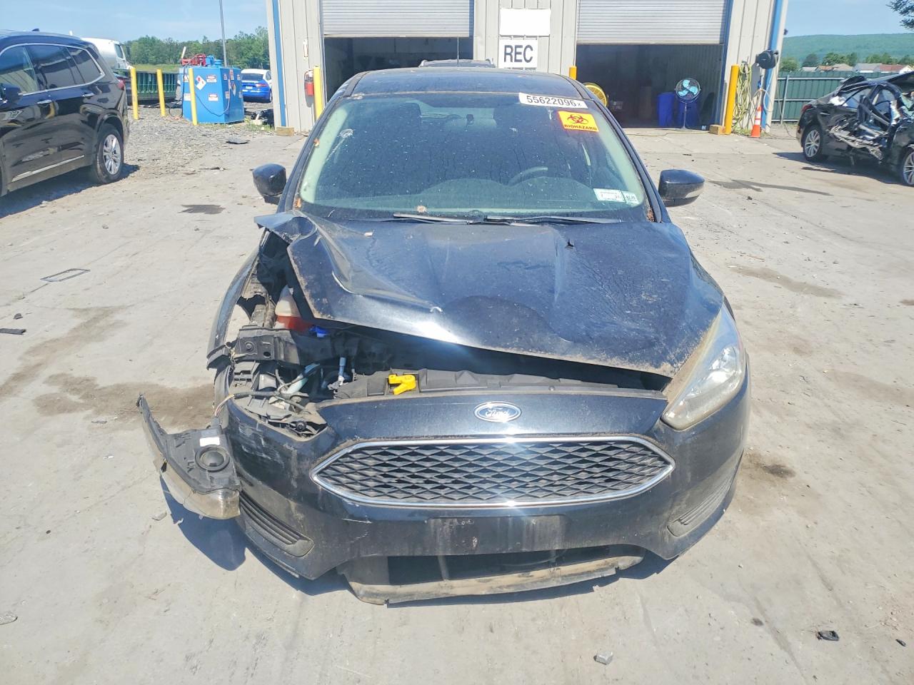 2015 Ford Focus Se Black vin: 1FADP3K29FL223826