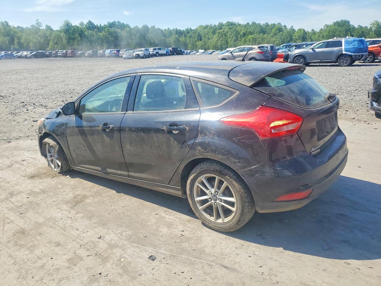 2015 Ford Focus Se Black vin: 1FADP3K29FL223826
