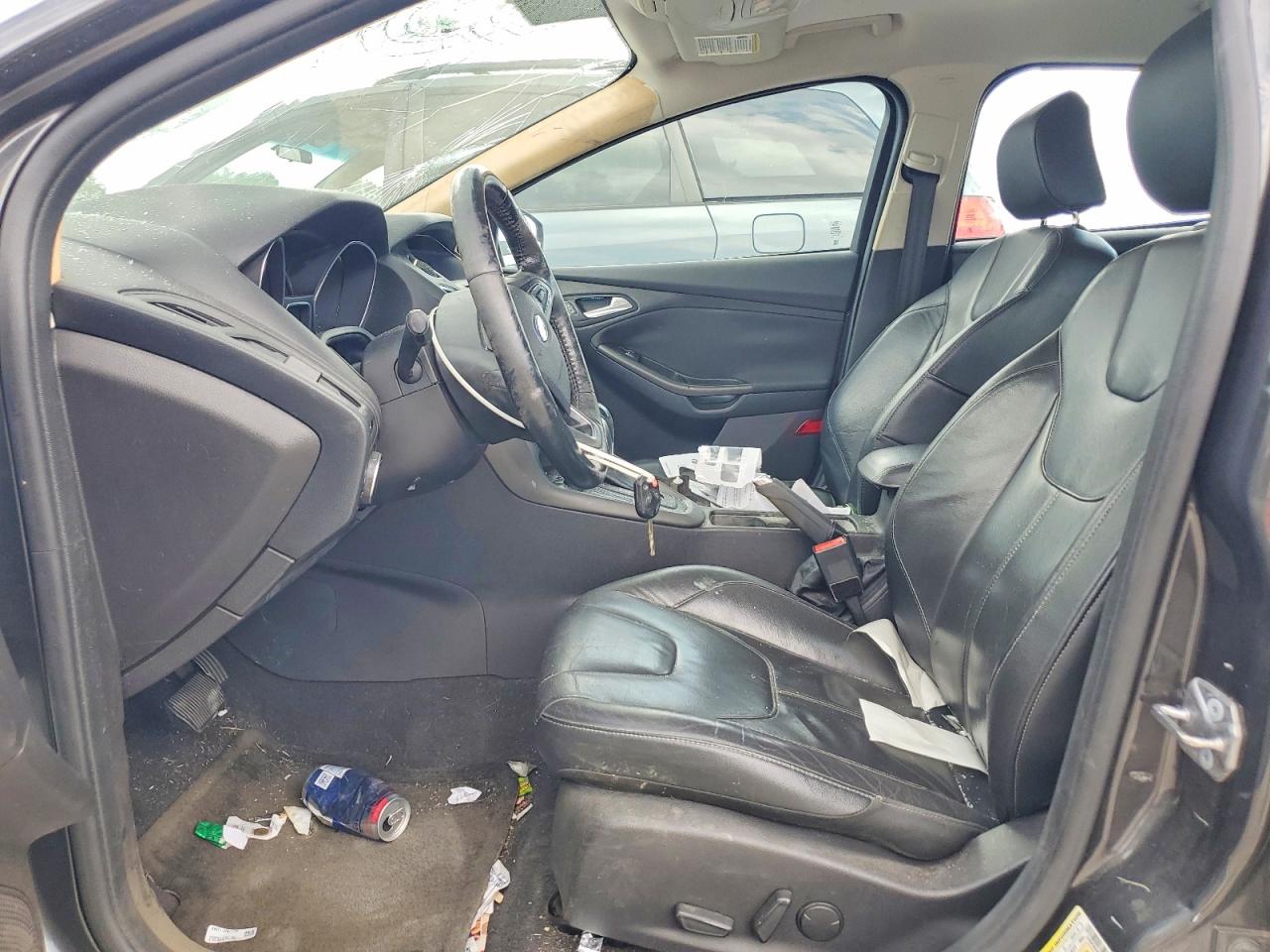 2015 Ford Focus Se Gray vin: 1FADP3K29FL250542