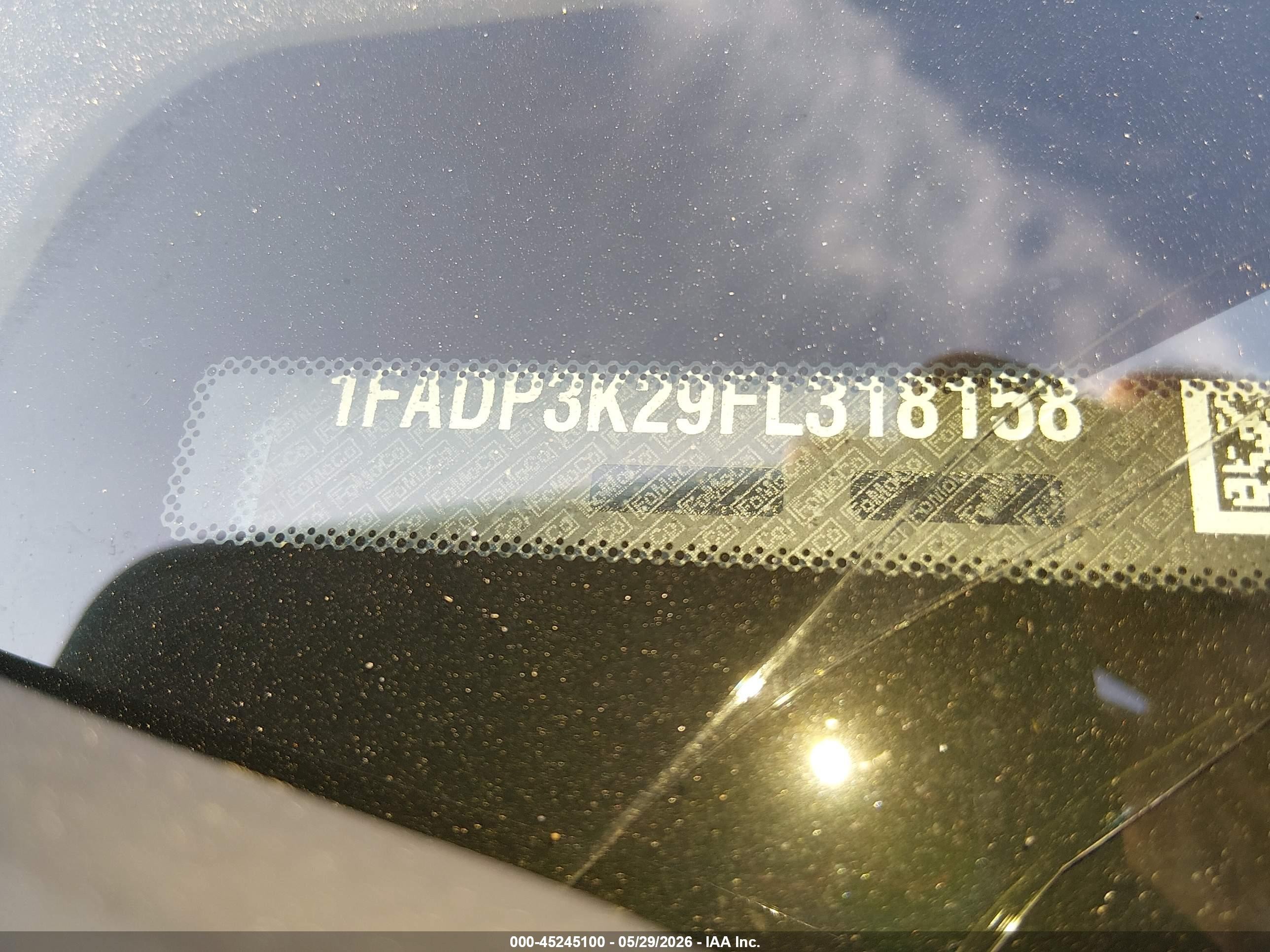 2015 Ford Focus Se Gray vin: 1FADP3K29FL318158