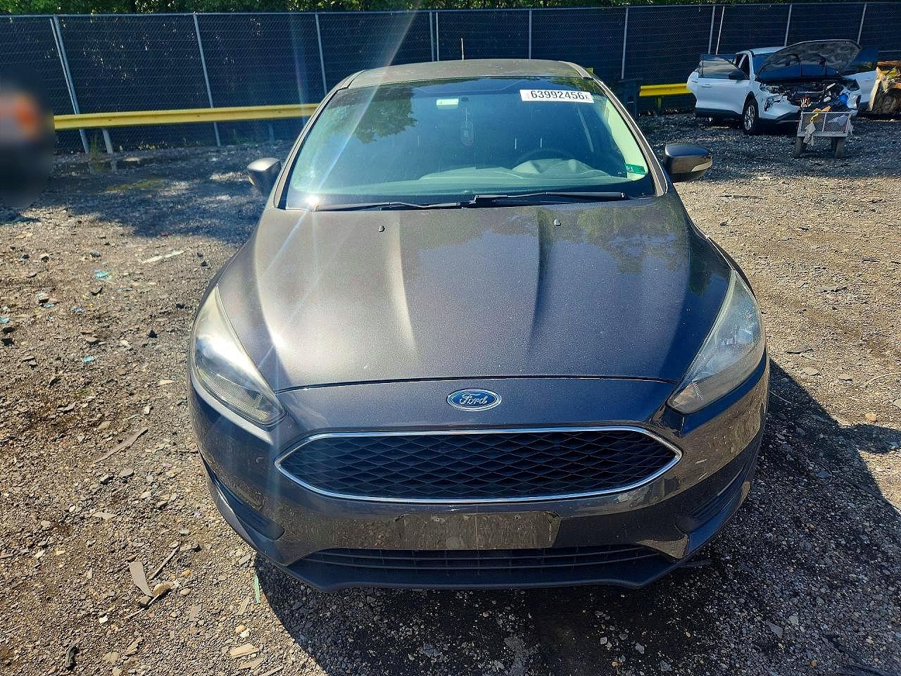 2015 Ford Focus Se Gray vin: 1FADP3K29FL338264