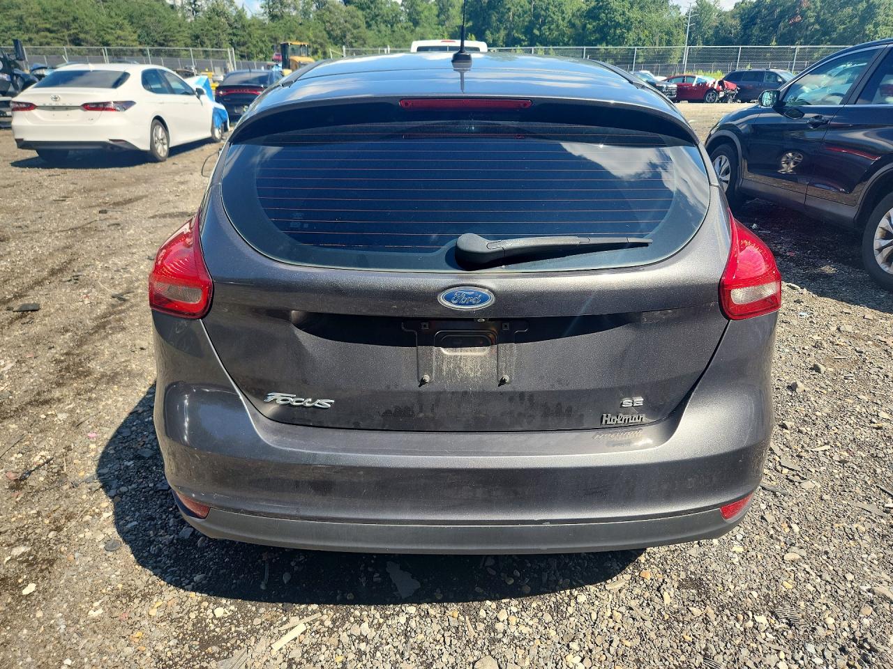 2015 Ford Focus Se Gray vin: 1FADP3K29FL338264
