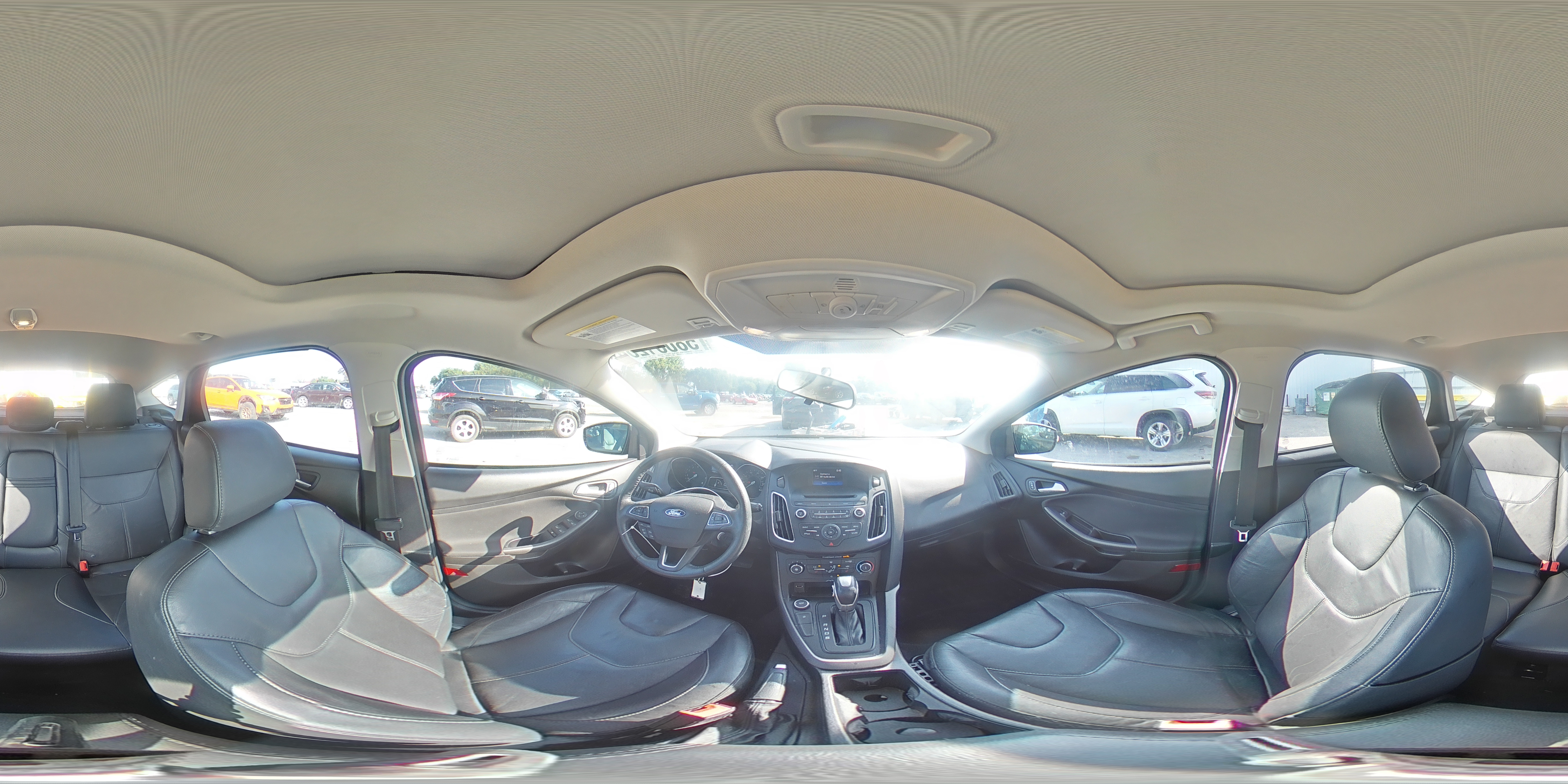 2015 Ford Focus Se Gray vin: 1FADP3K29FL373337