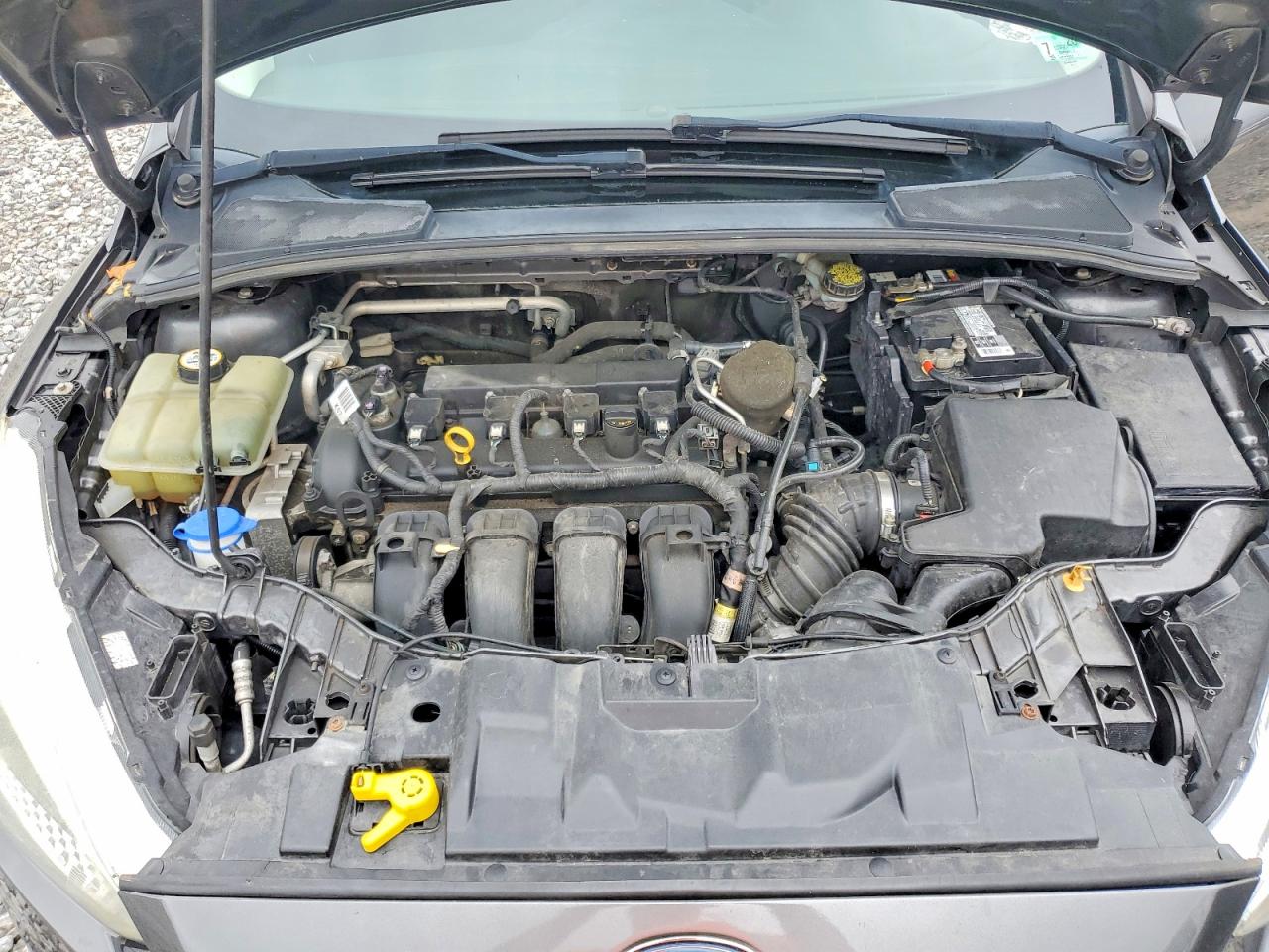 2016 Ford Focus Se Gray vin: 1FADP3K29GL257640