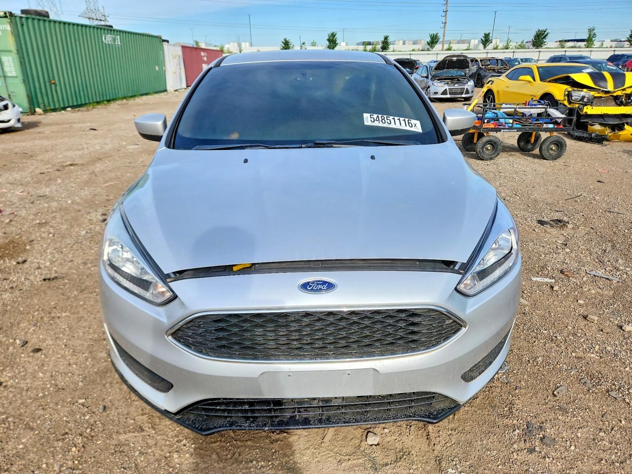 2018 Ford Focus Se Silver vin: 1FADP3K29JL257192