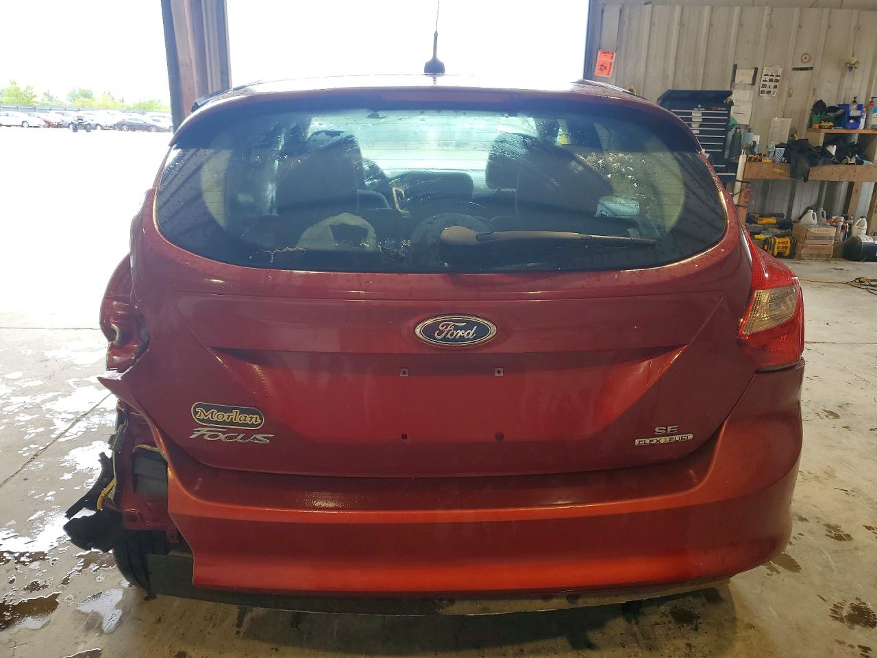 2013 Ford Focus Se Red vin: 1FADP3K2XDL131699
