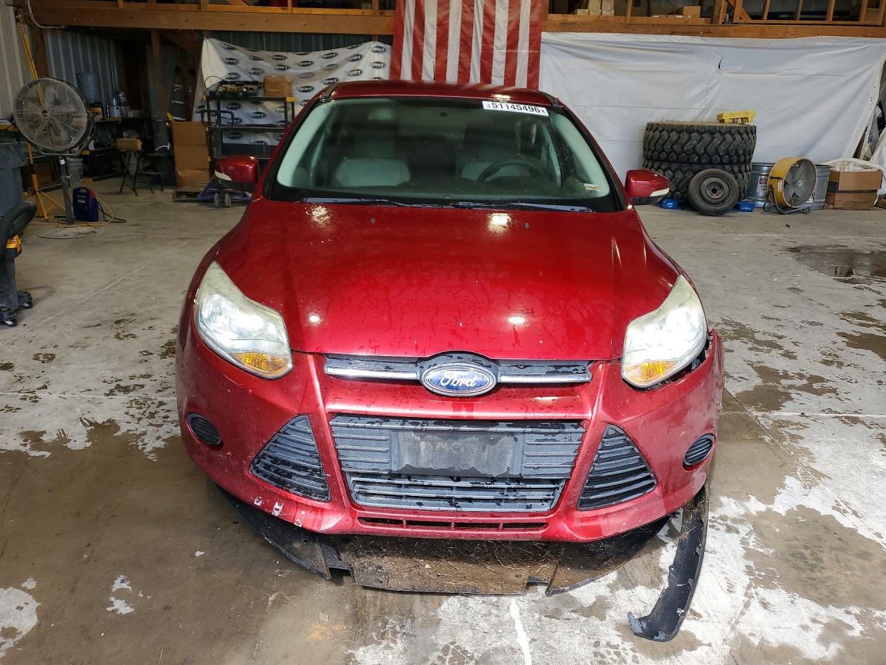 2013 Ford Focus Se Red vin: 1FADP3K2XDL131699