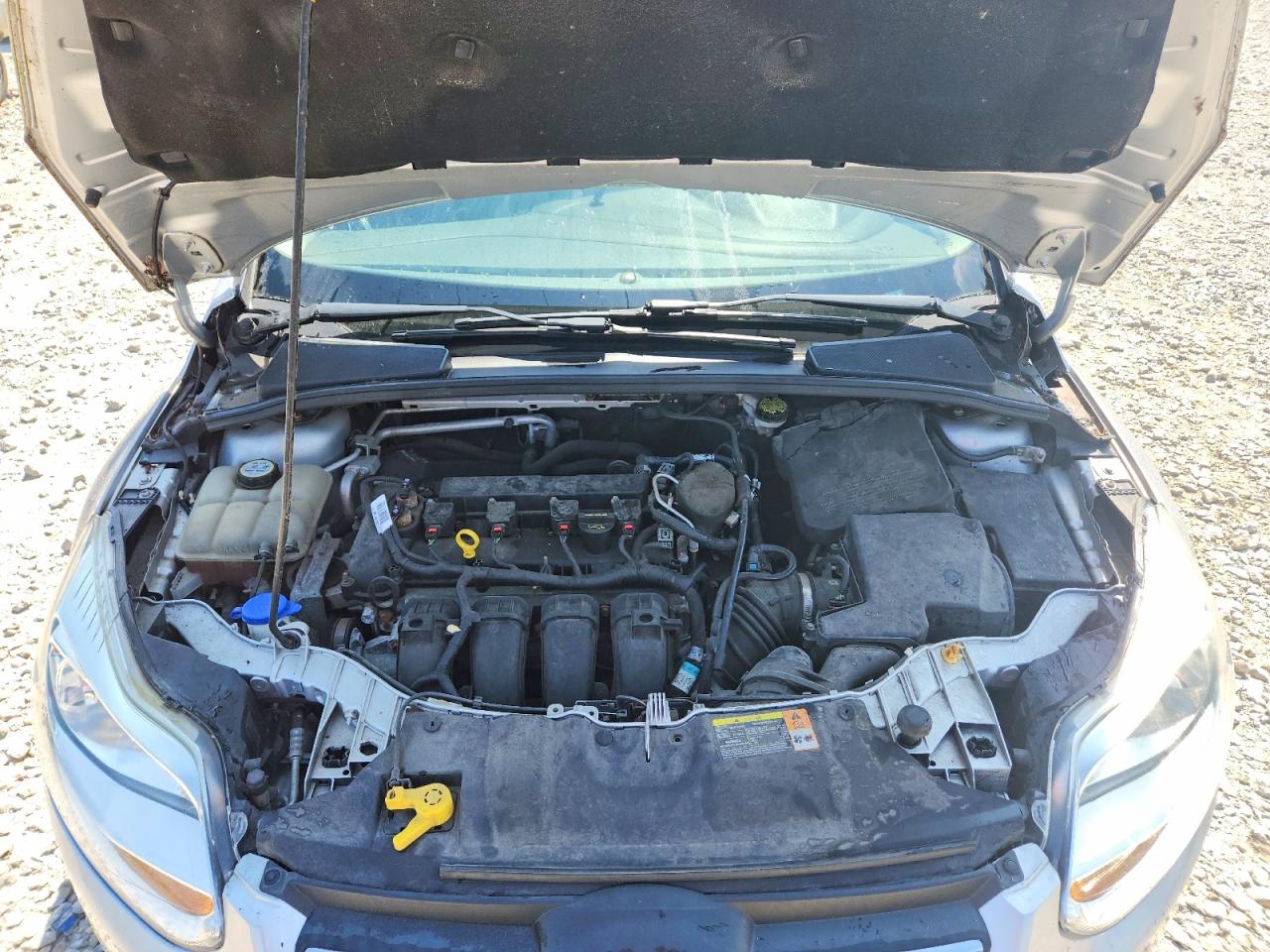 2013 Ford Focus Se Silver vin: 1FADP3K2XDL148504