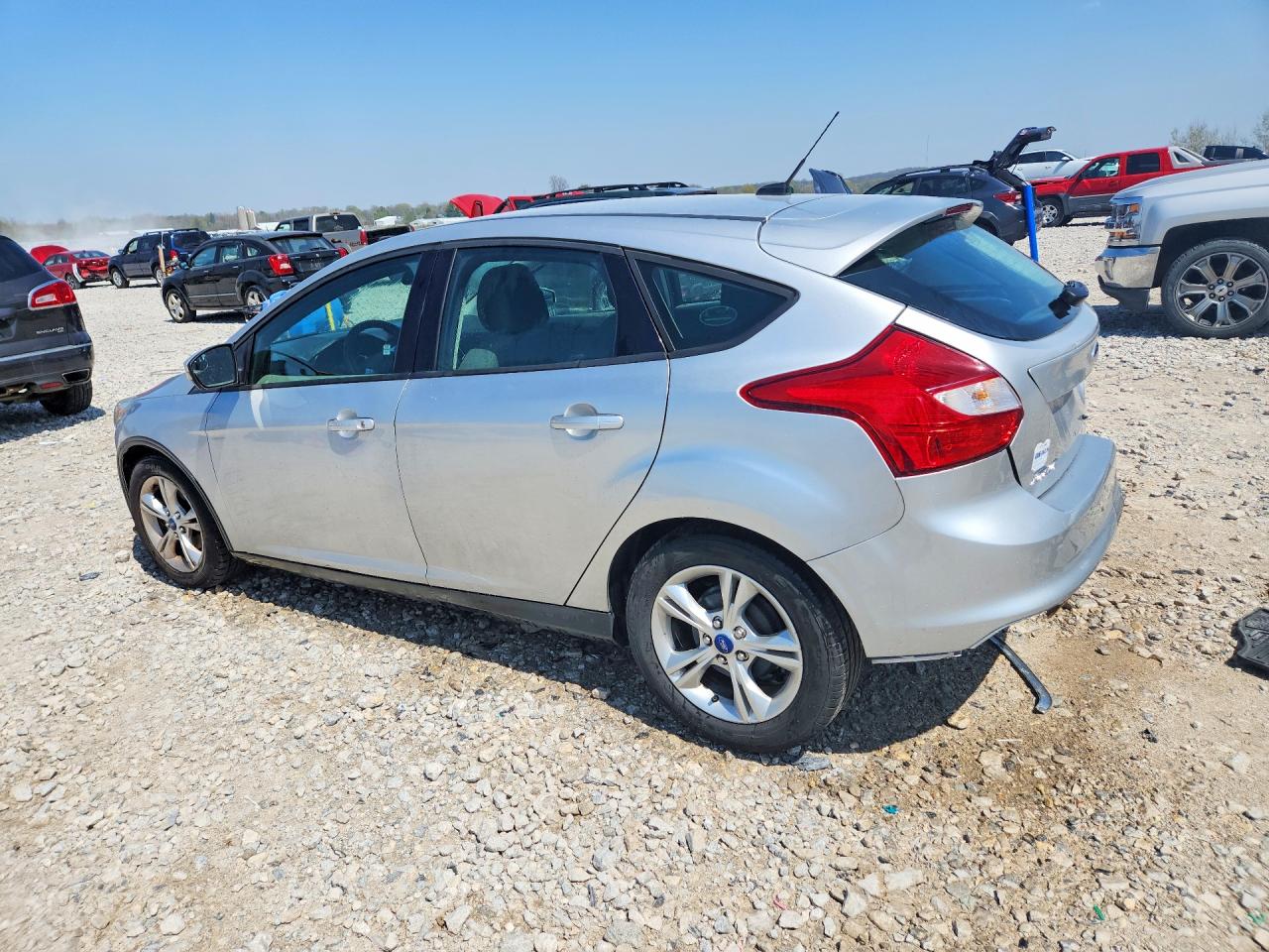 2013 Ford Focus Se Silver vin: 1FADP3K2XDL148504