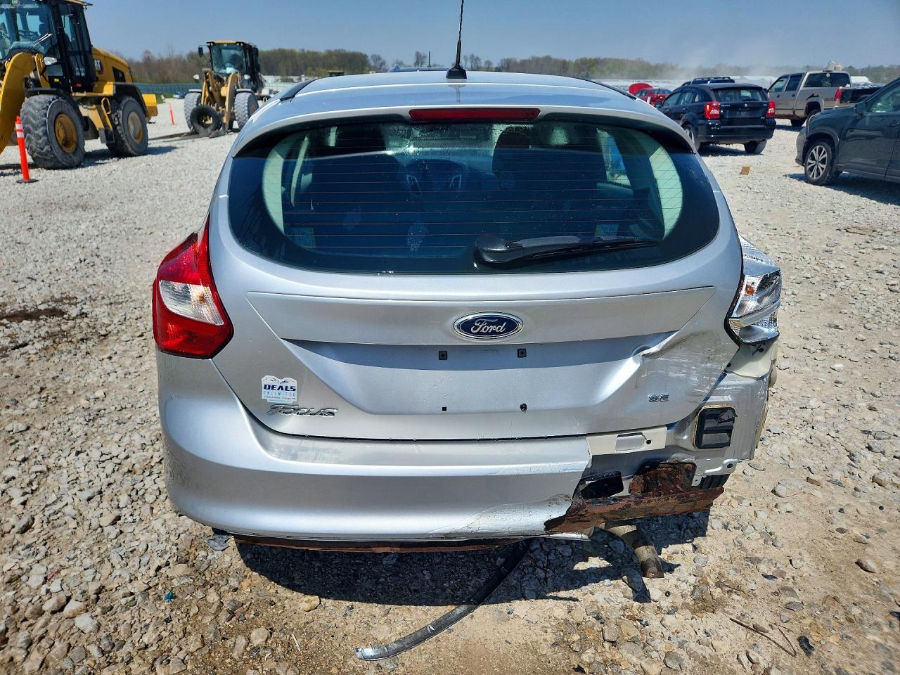 2013 Ford Focus Se Silver vin: 1FADP3K2XDL148504