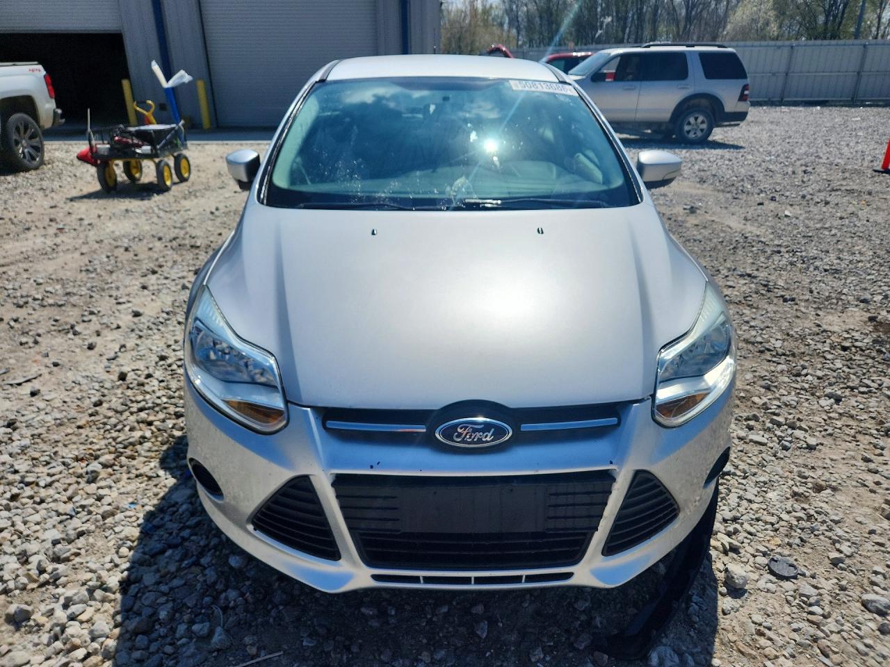 2013 Ford Focus Se Silver vin: 1FADP3K2XDL148504