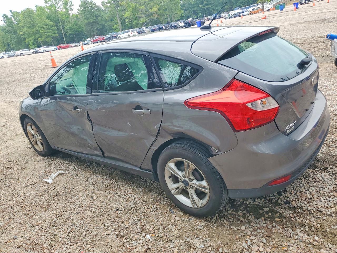 2013 Ford Focus Se Silver vin: 1FADP3K2XDL150155
