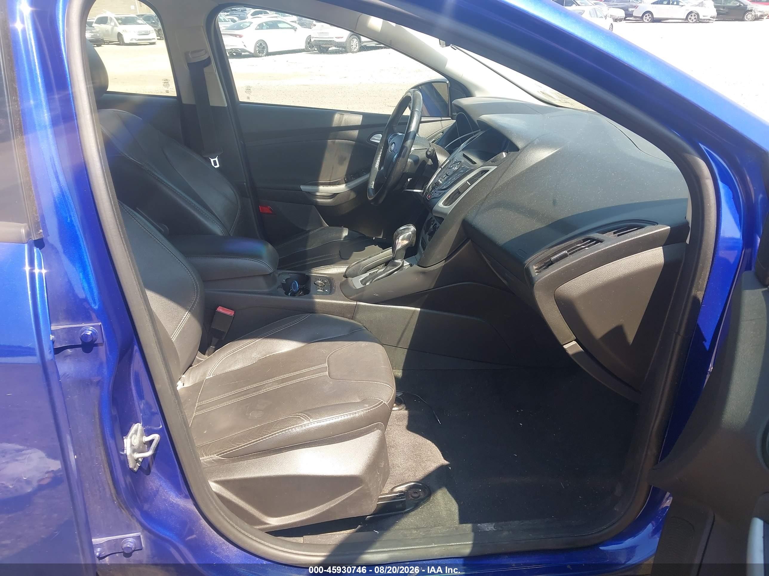 2013 Ford Focus Se Blue vin: 1FADP3K2XDL166842