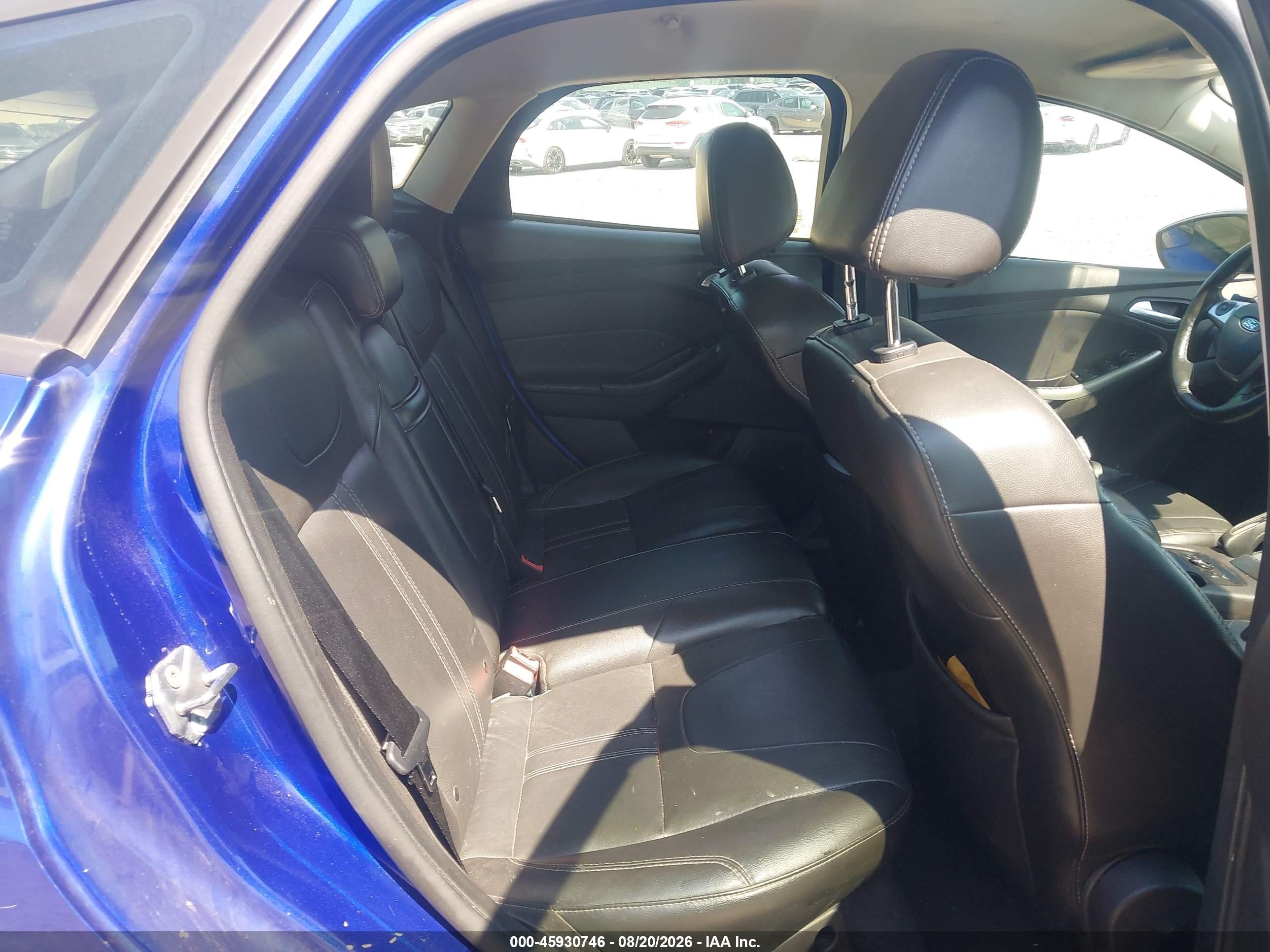 2013 Ford Focus Se Blue vin: 1FADP3K2XDL166842