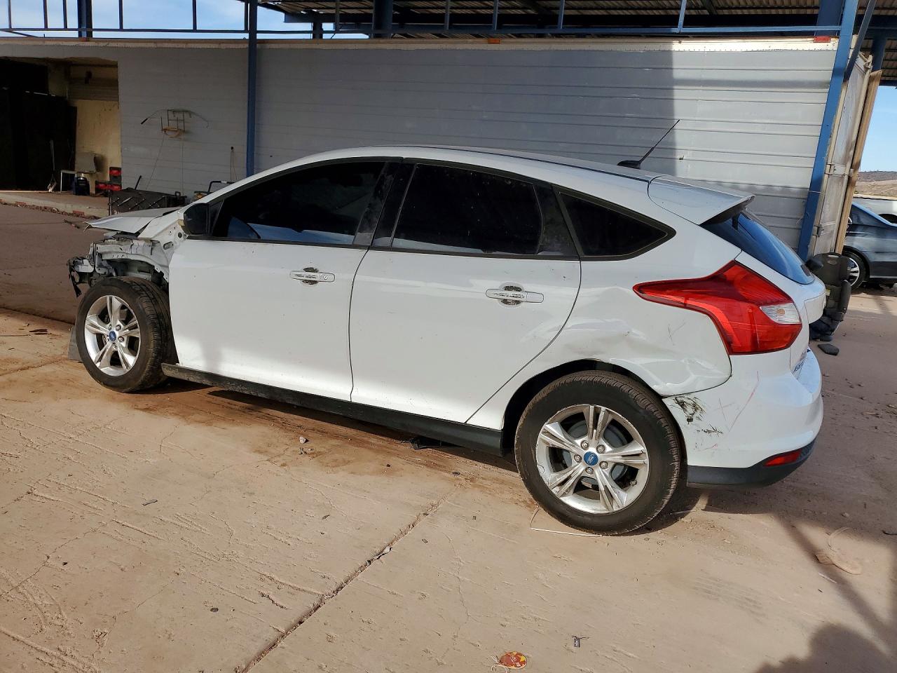2013 Ford Focus Se White vin: 1FADP3K2XDL170812