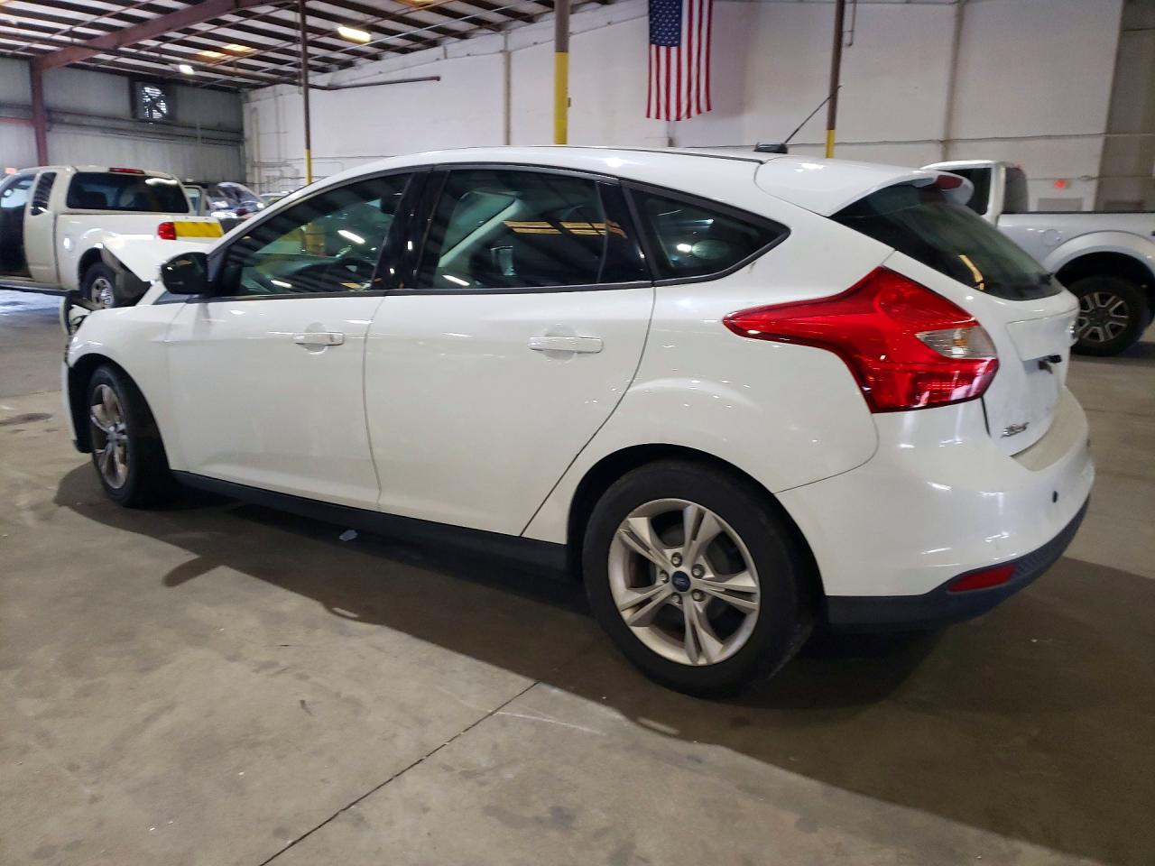 2013 Ford Focus Se White vin: 1FADP3K2XDL196682