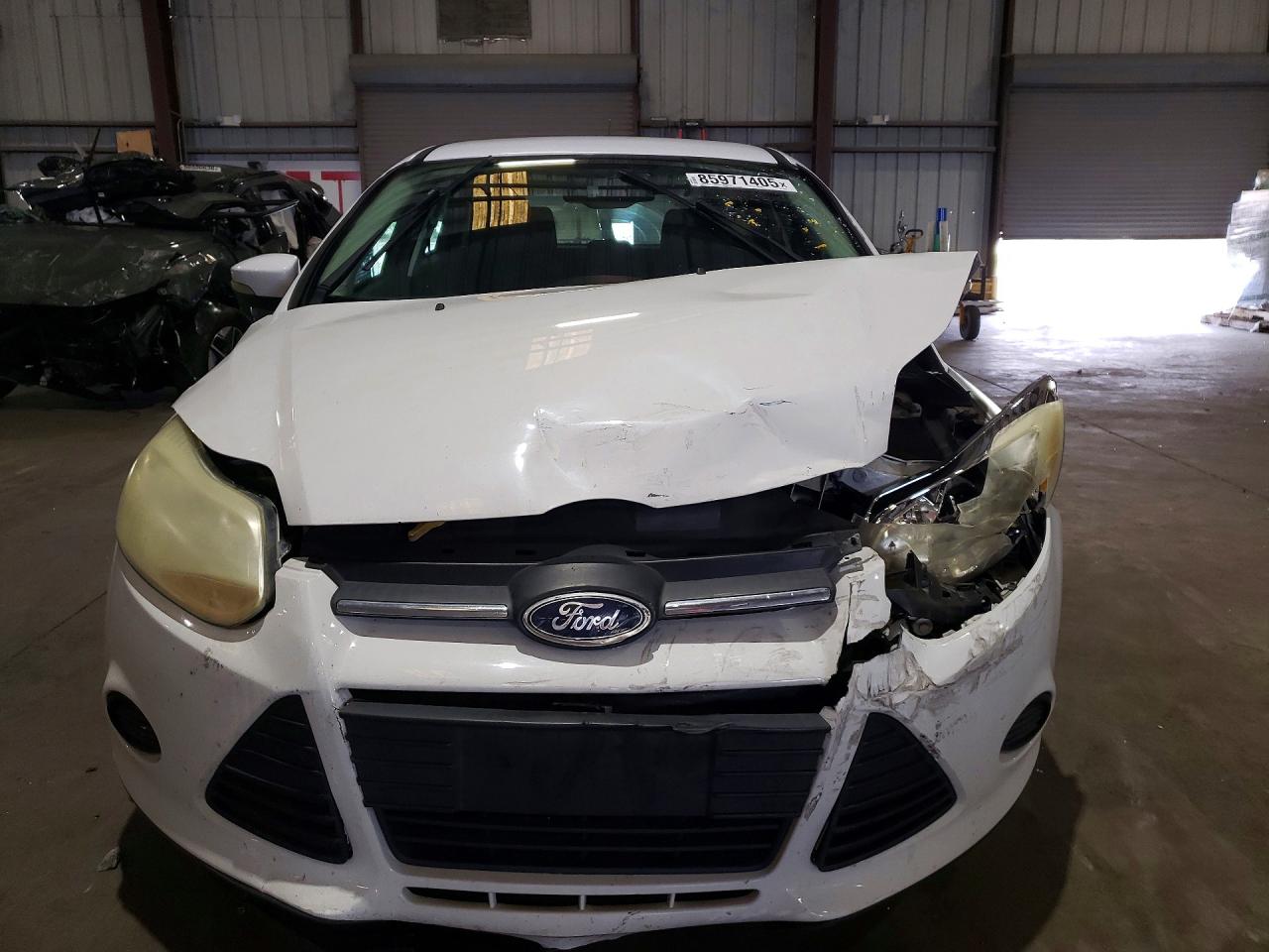 2013 Ford Focus Se White vin: 1FADP3K2XDL196682