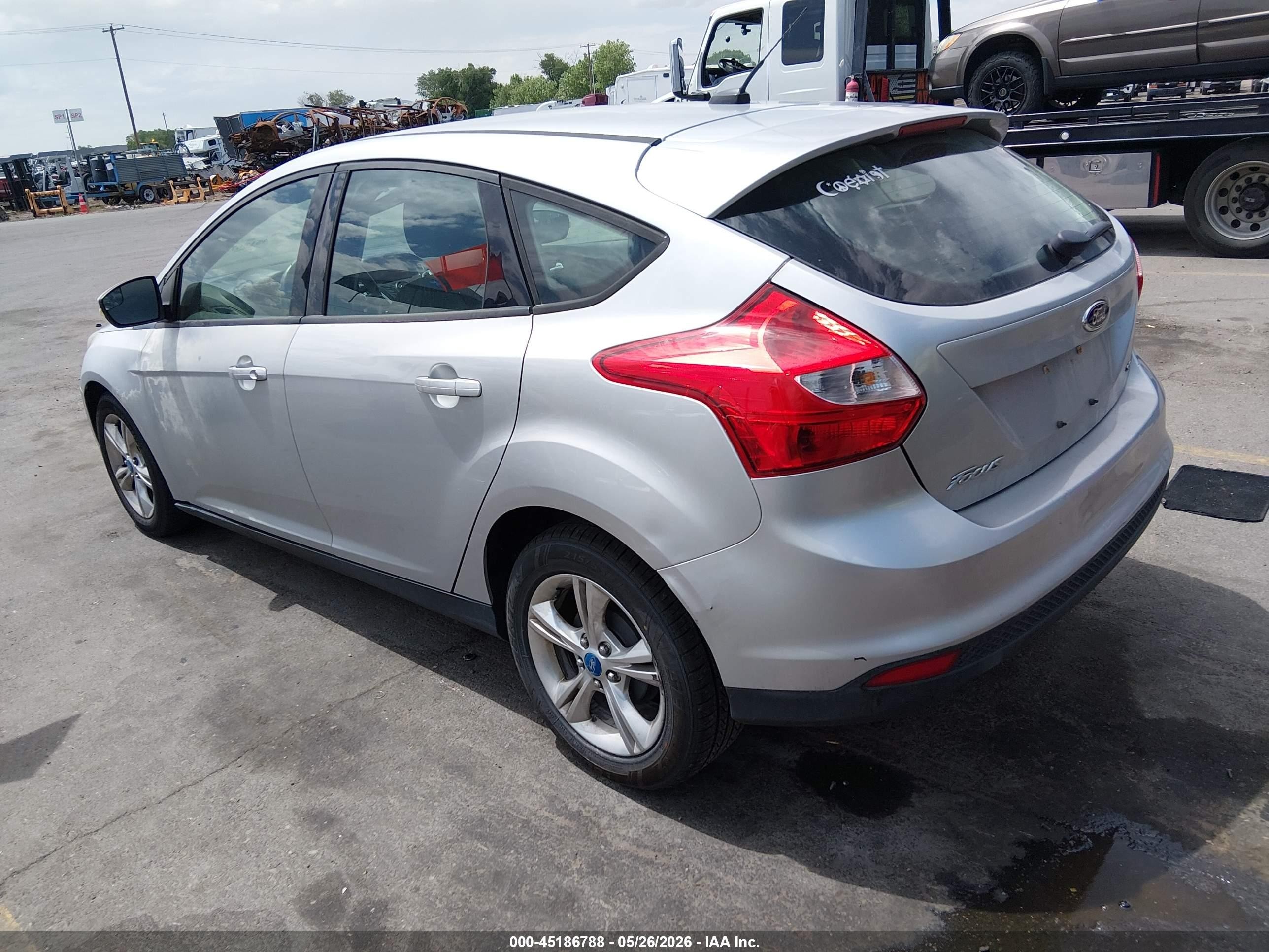 2013 Ford Focus Se Silver vin: 1FADP3K2XDL273051