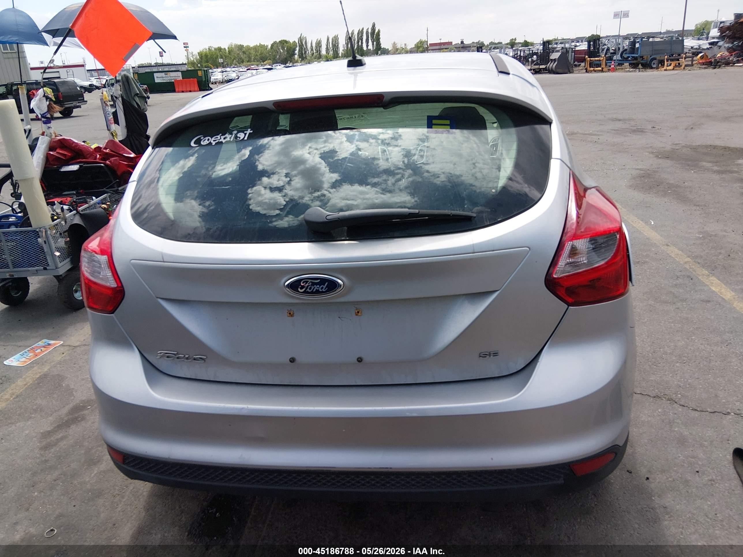 2013 Ford Focus Se Silver vin: 1FADP3K2XDL273051